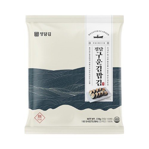 [정담김]정담 구운김밥김 100매(220g)x3 300매
